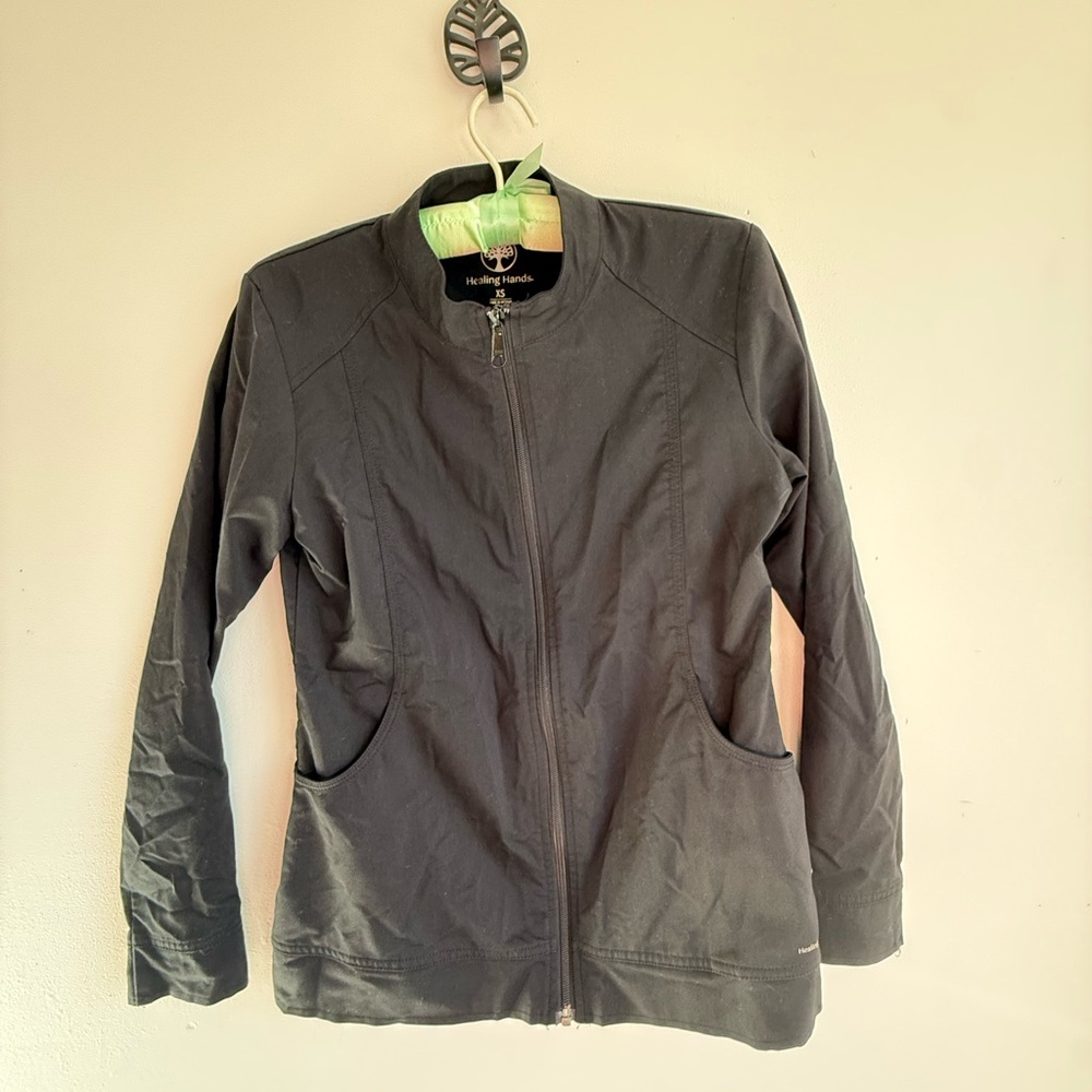 Healing Hands Charcoal Utility Jacket